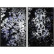 Floral Fantasy Charcoal Luxe Art, Set Of 2